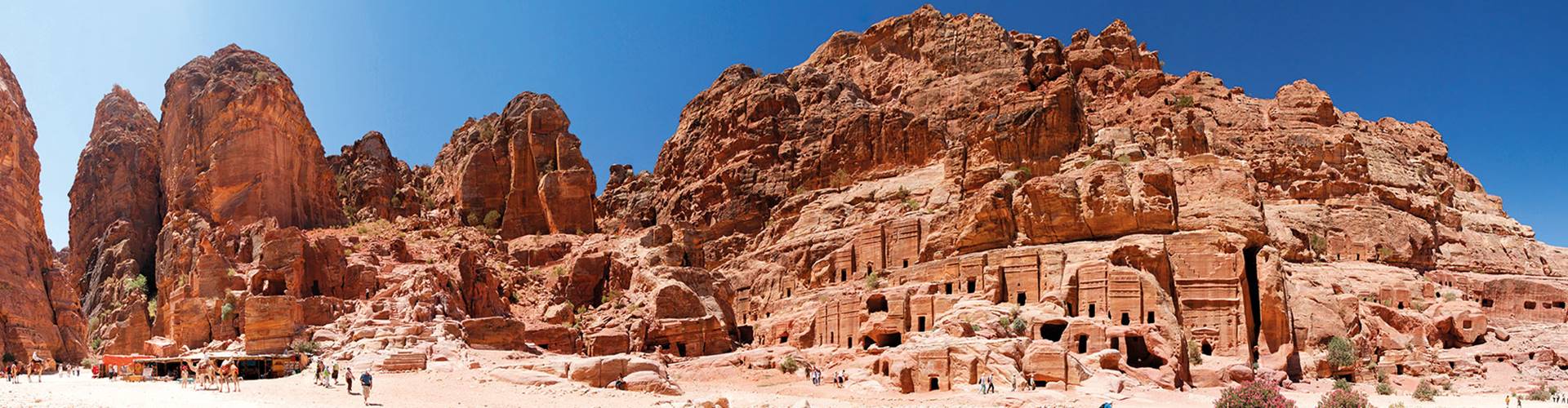 The famous archaeological site Petra, Jordan