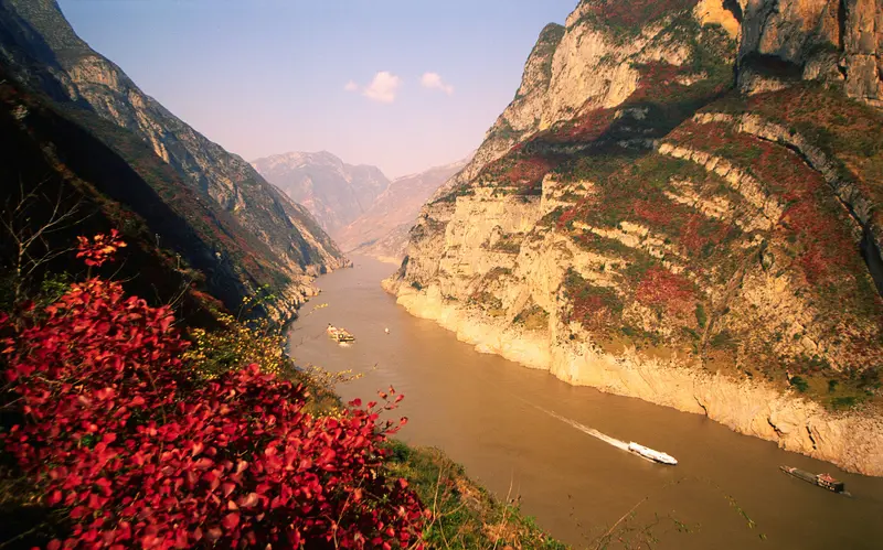 Three Gorges on the Yangtze River in China
