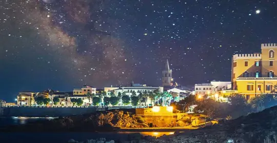 Sardinia at night