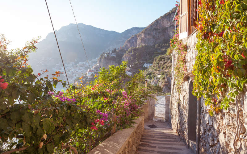 Path of the Gods Positano descent