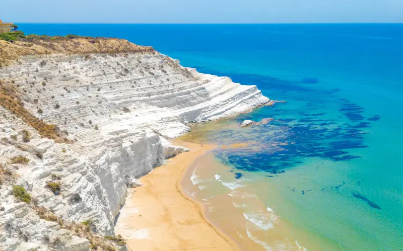 Scala dei Turchi - famous white cliff on the coast