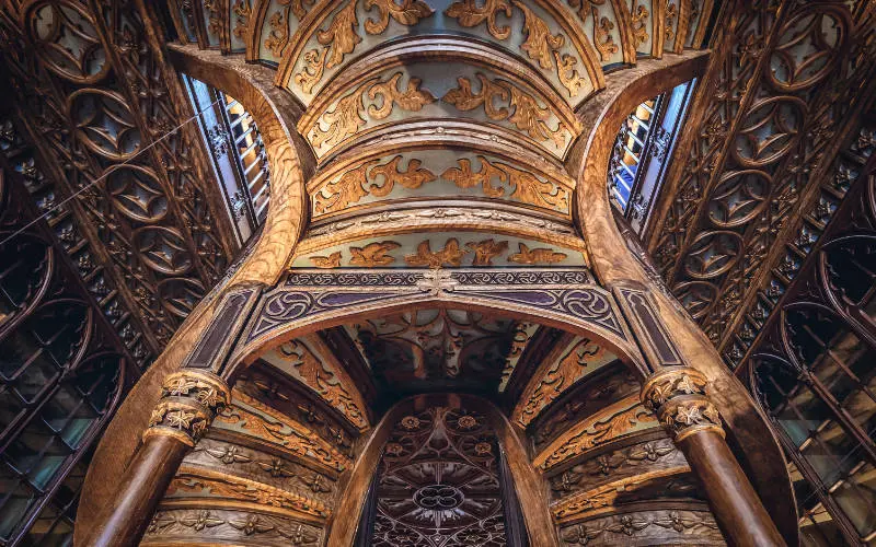 Things to do in Porto - an interior view of Livraria Lello